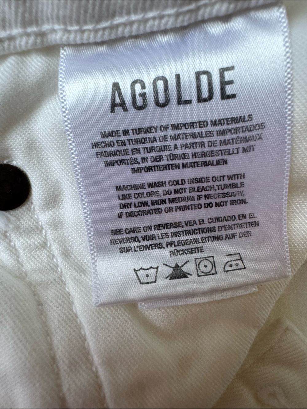 Agolde Riley High Rise Straight Crop Jeans - Picture 6 of 7